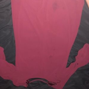 Burgundy Chiffon Dress